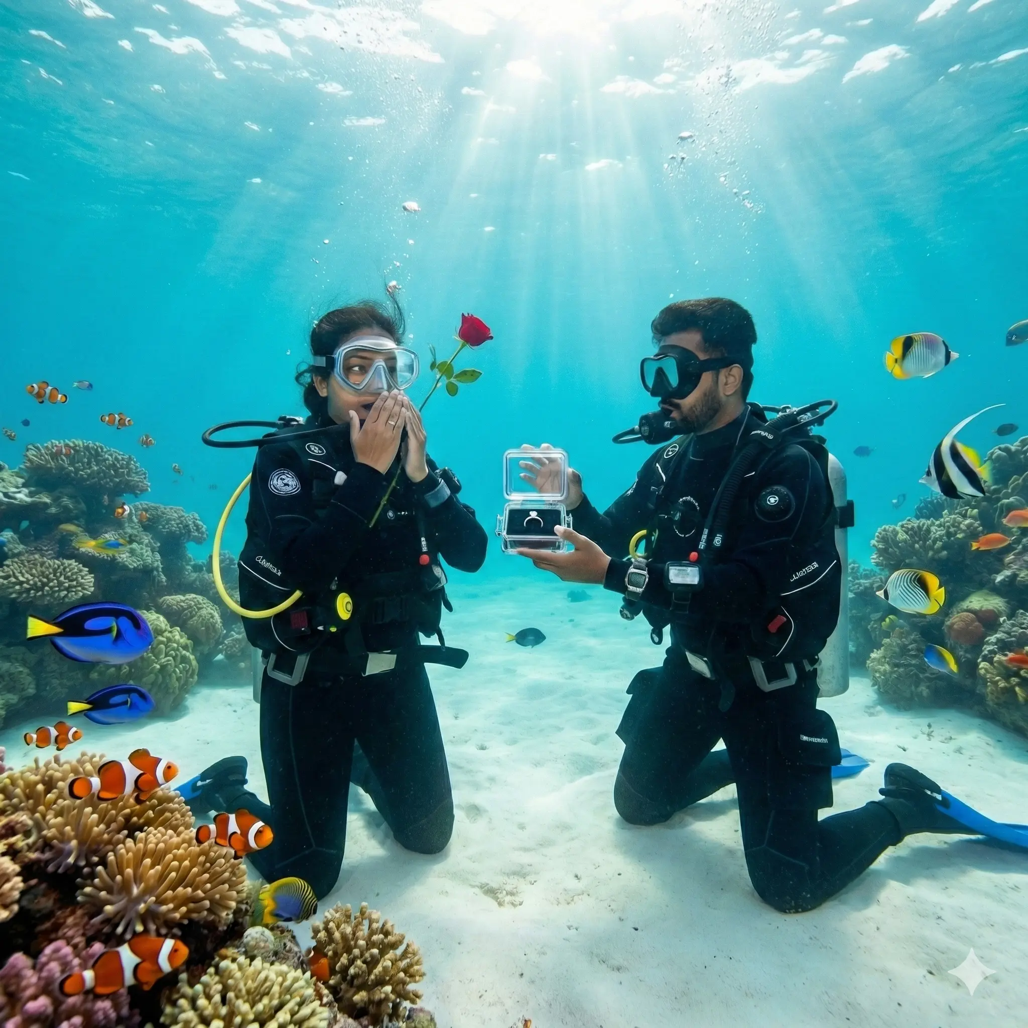 Valentine's Day Underwater Proposal - Propose Your Love Underwater in Andaman