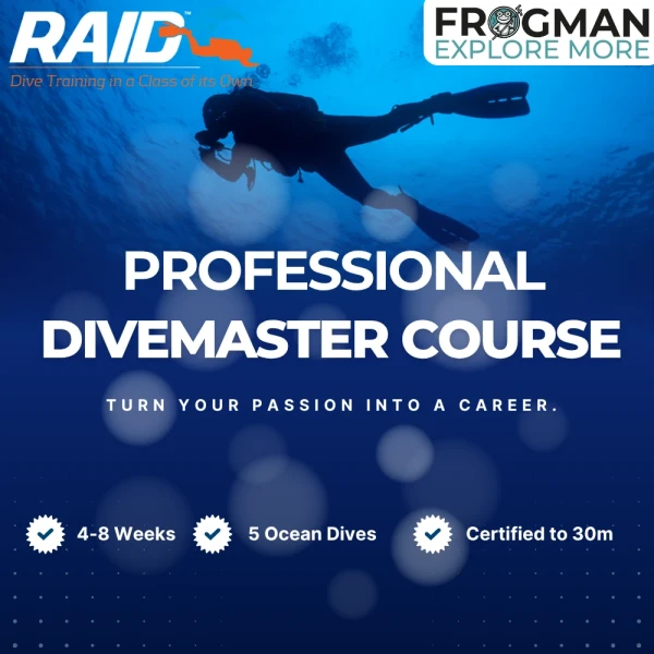 RAID Divemaster Course in Andaman - professional divemaster training at Havelock Island
