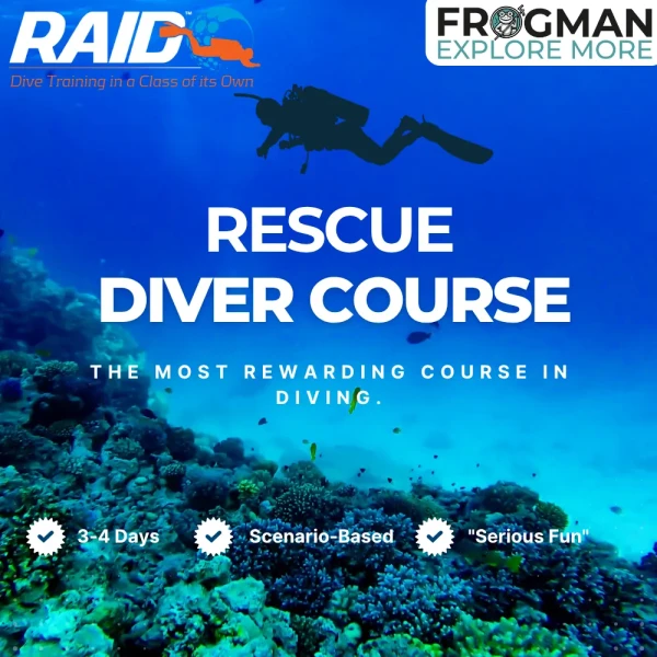 RAID Master Rescue Diver Course in Andaman - rescue diver training at Havelock Island