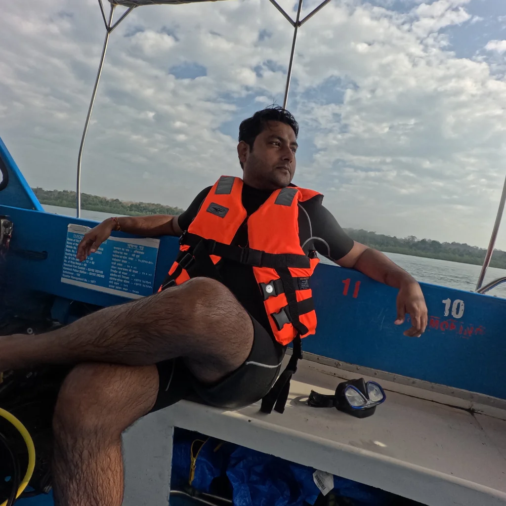 Dive boat used for boat scuba diving in Havelock, Andaman