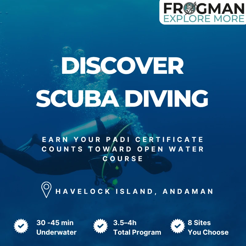 Discover Scuba Diving beginner experience at Havelock Island, Andaman