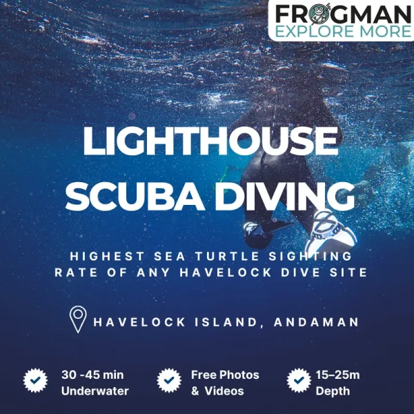 Lighthouse scuba diving site at Havelock Island, Andaman