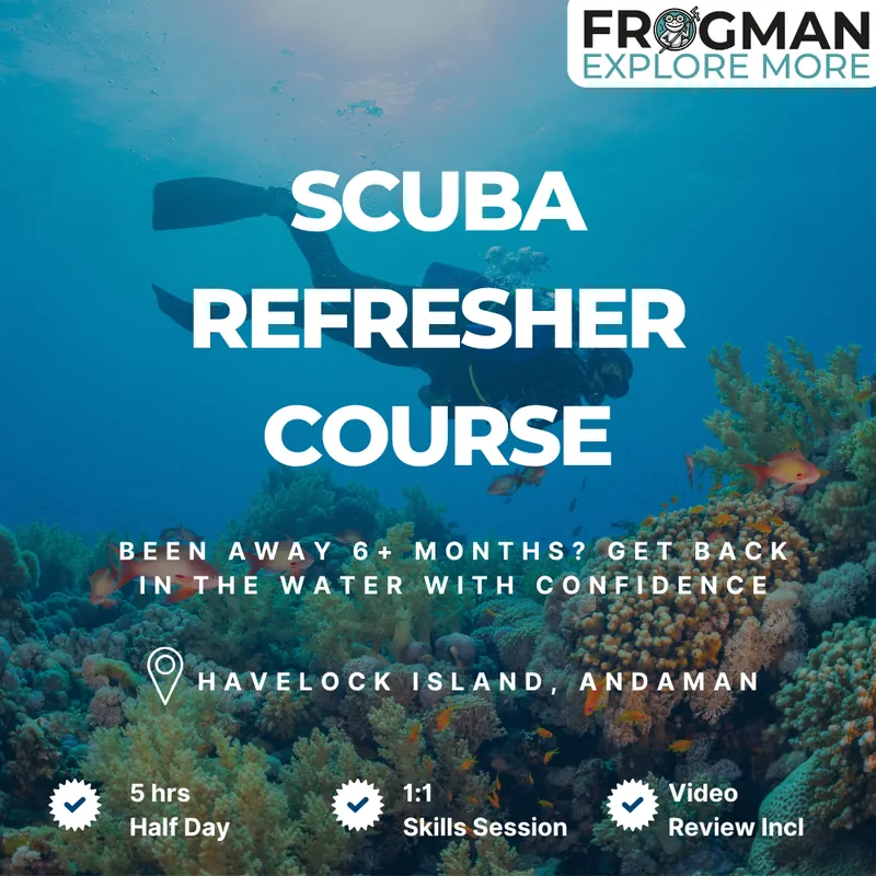 Scuba refresher dive course at Havelock Island, Andaman