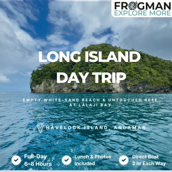 Long Island day trip from Havelock - Lalaji Bay beach and snorkel reef in Andaman