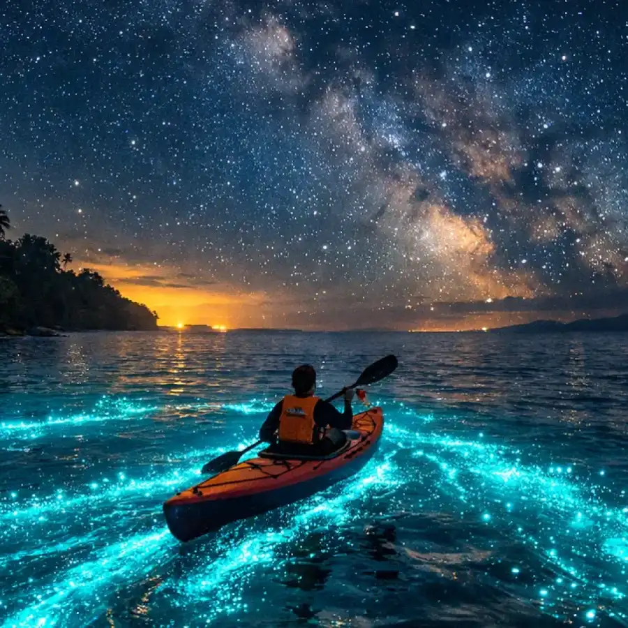 Bioluminescence Kayaking — Frogman Adventures, Havelock Island